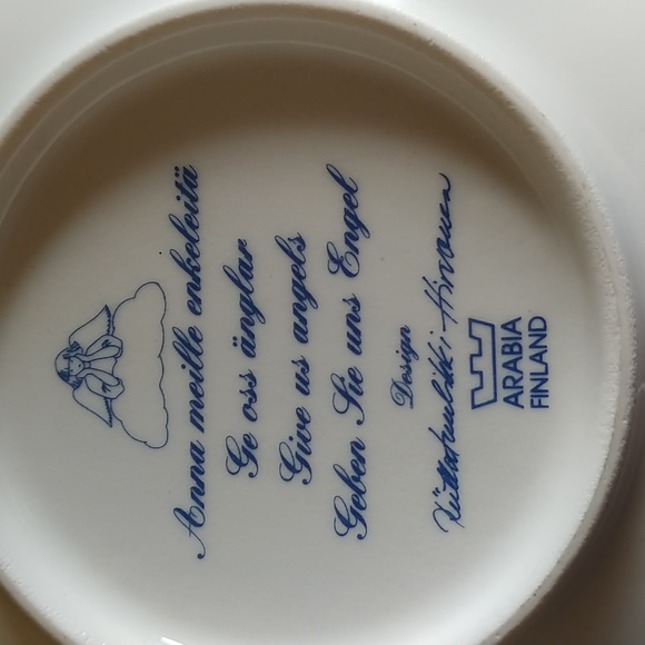 Vintage Set of 4 give us angels mini plates - Picture 7 of 9